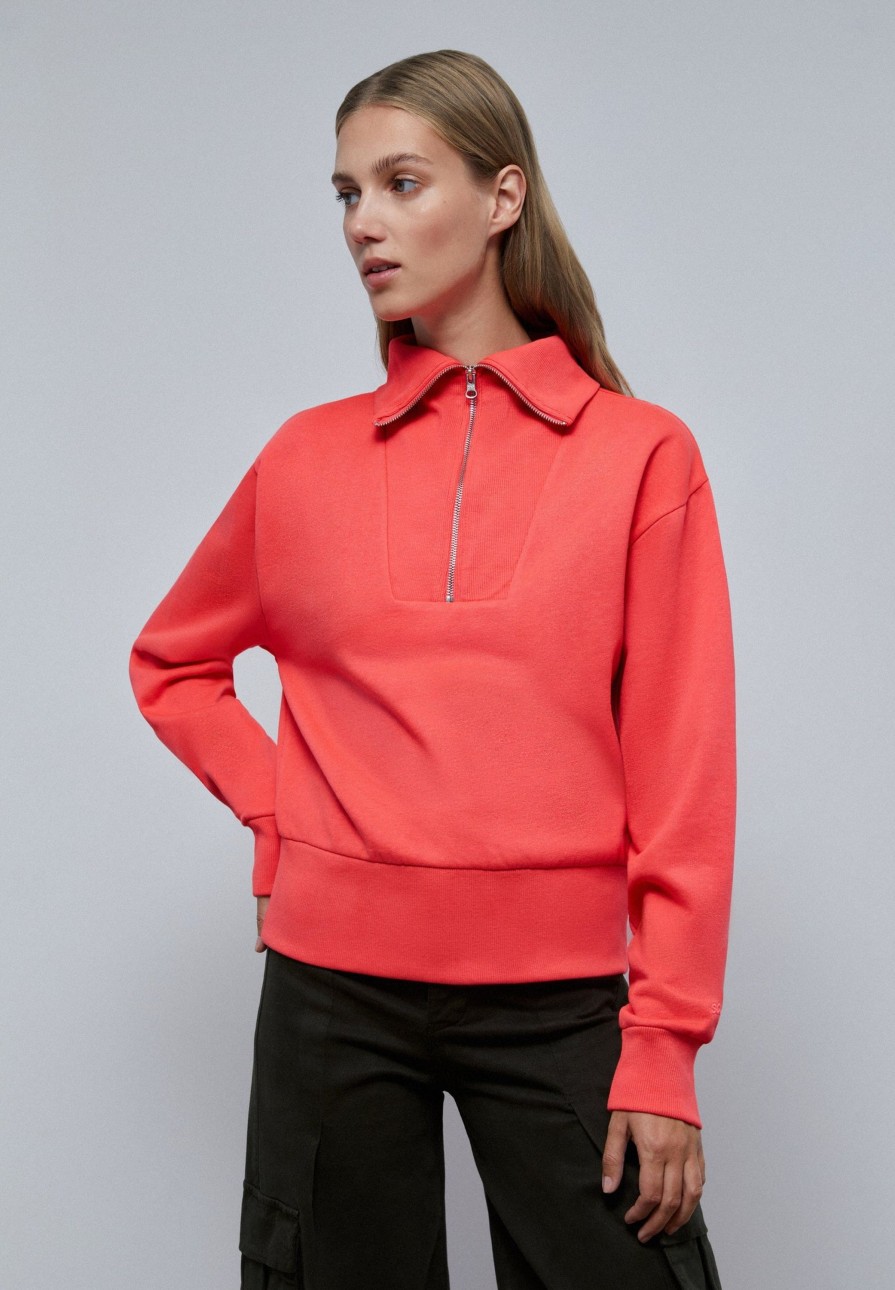 New scalperscompany Zip Neck Sweatshirt