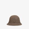 Clearance scalperscompany Checked Bucket Hat Brown