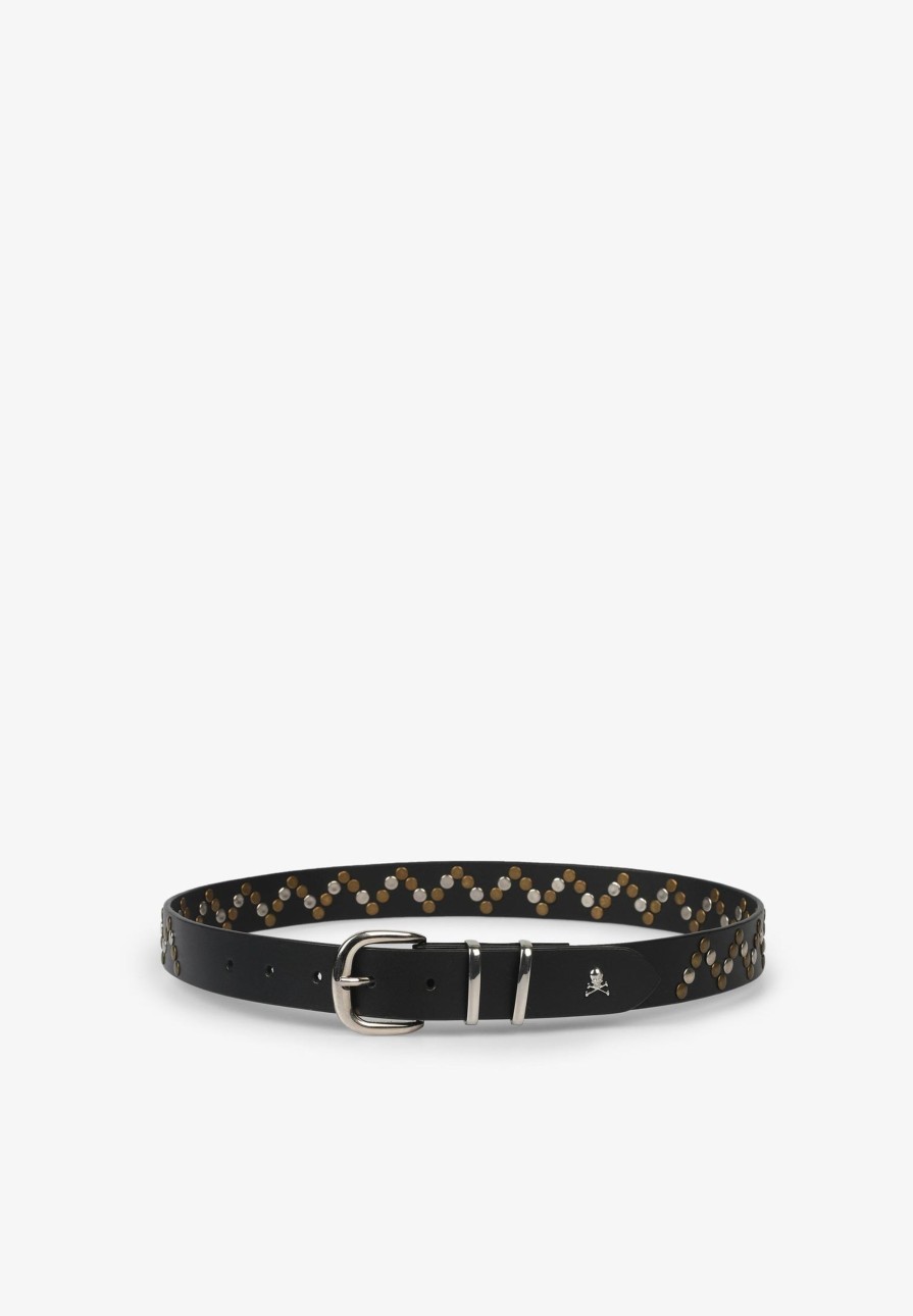 Online scalperscompany Belt With Two-Tone Studs