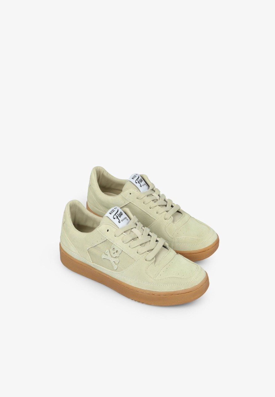 Wholesale scalperscompany Low Top Suede Sneakers