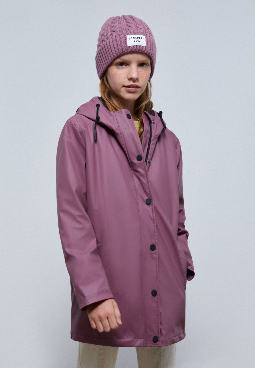 Hot scalperscompany Lightweight Waterproof Parka Mauve