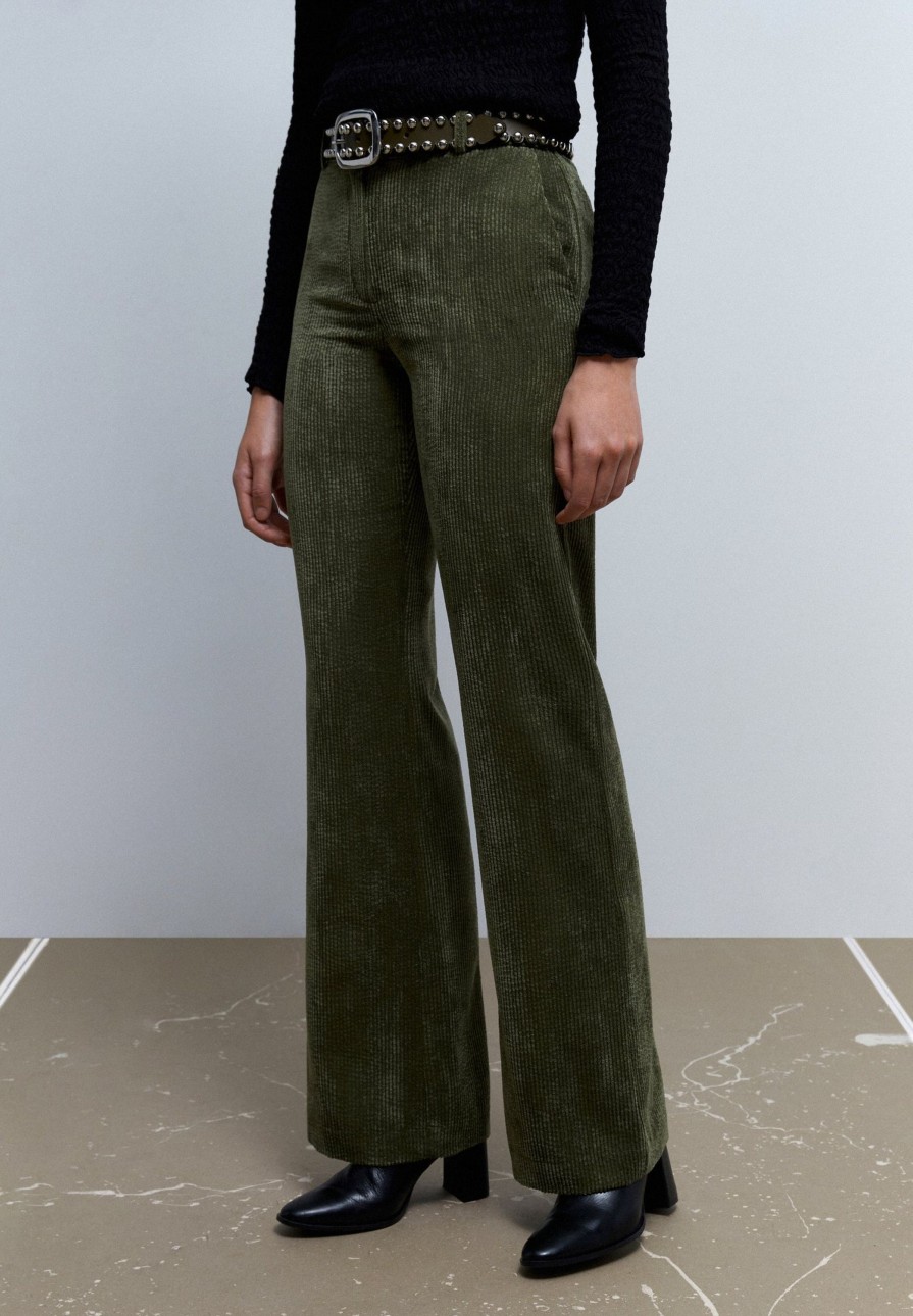 New scalperscompany Wide Leg Corduroy Trousers