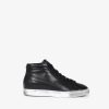 New scalperscompany High Top Leather Sneakers Black