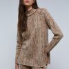 Best scalperscompany Knit Sweater With Side Openings