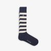 Clearance scalperscompany Striped Skull Socks