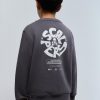 New scalperscompany Sweatshirt With Circular Logo Print