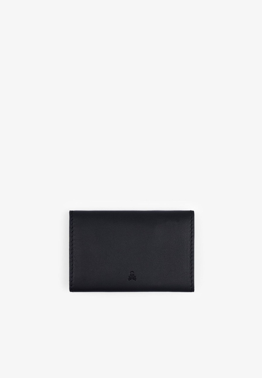 Wholesale scalperscompany Engraved Leather Clutch Navy