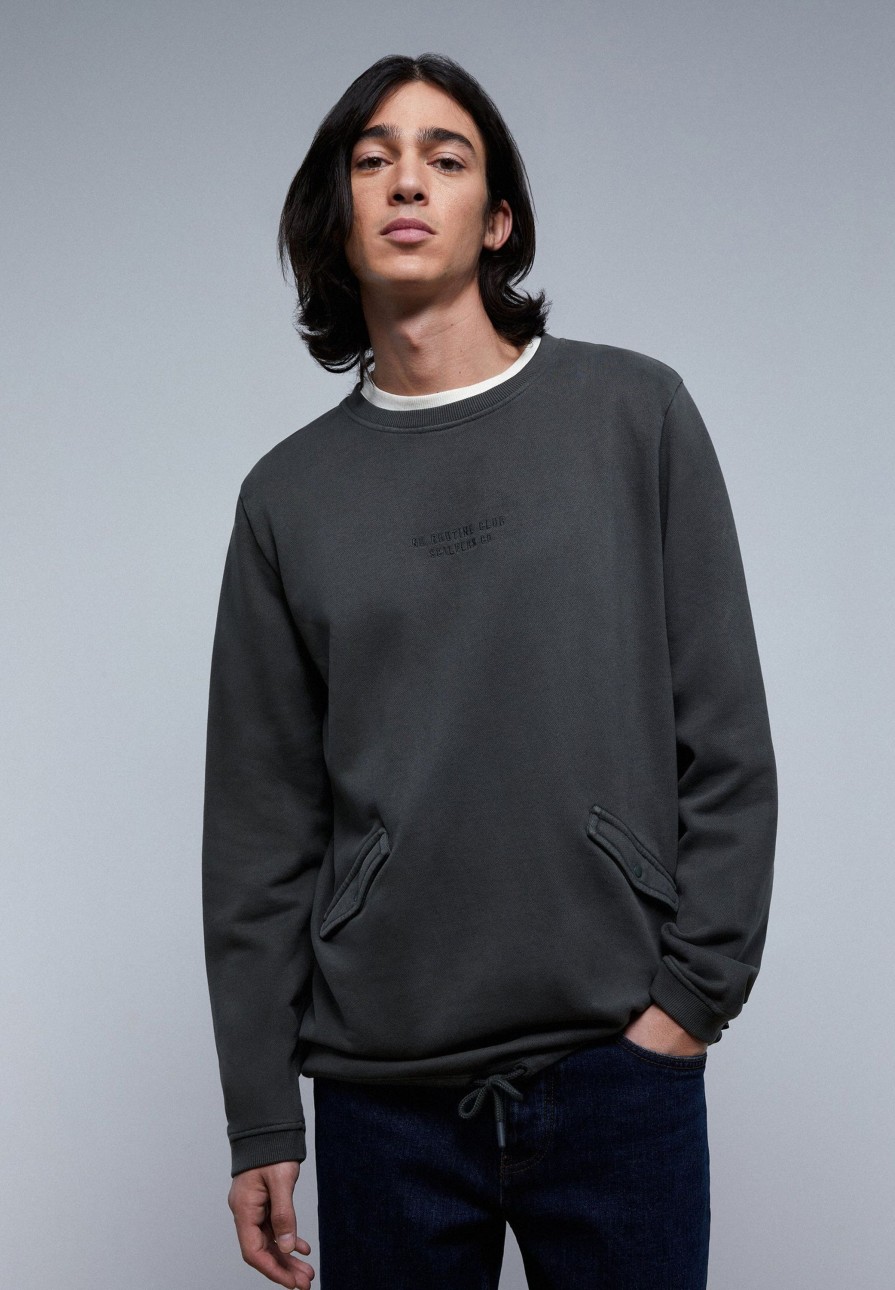 New scalperscompany Sweatshirt With Pocket Details