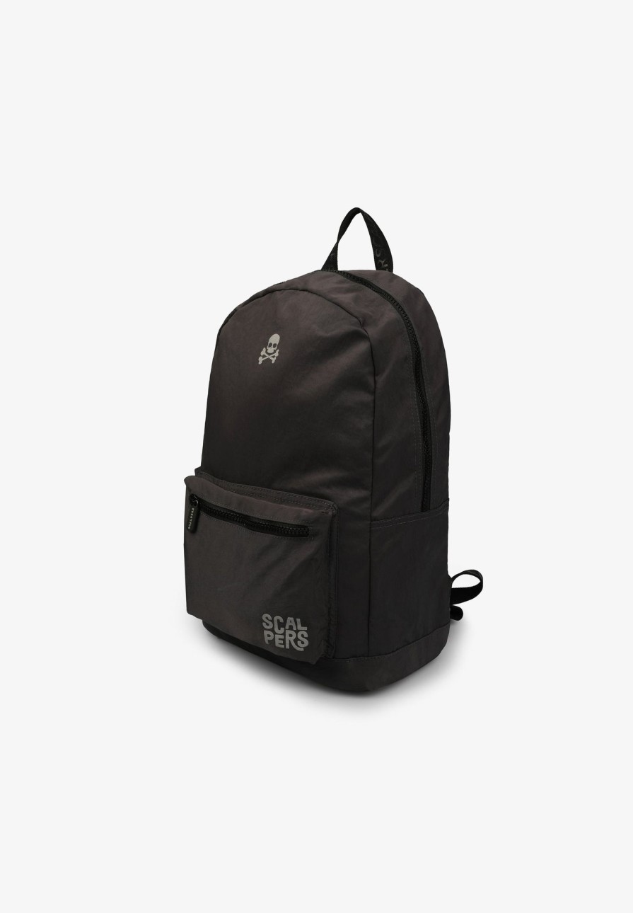 Online scalperscompany Basic Backpack With Skull Anthracite