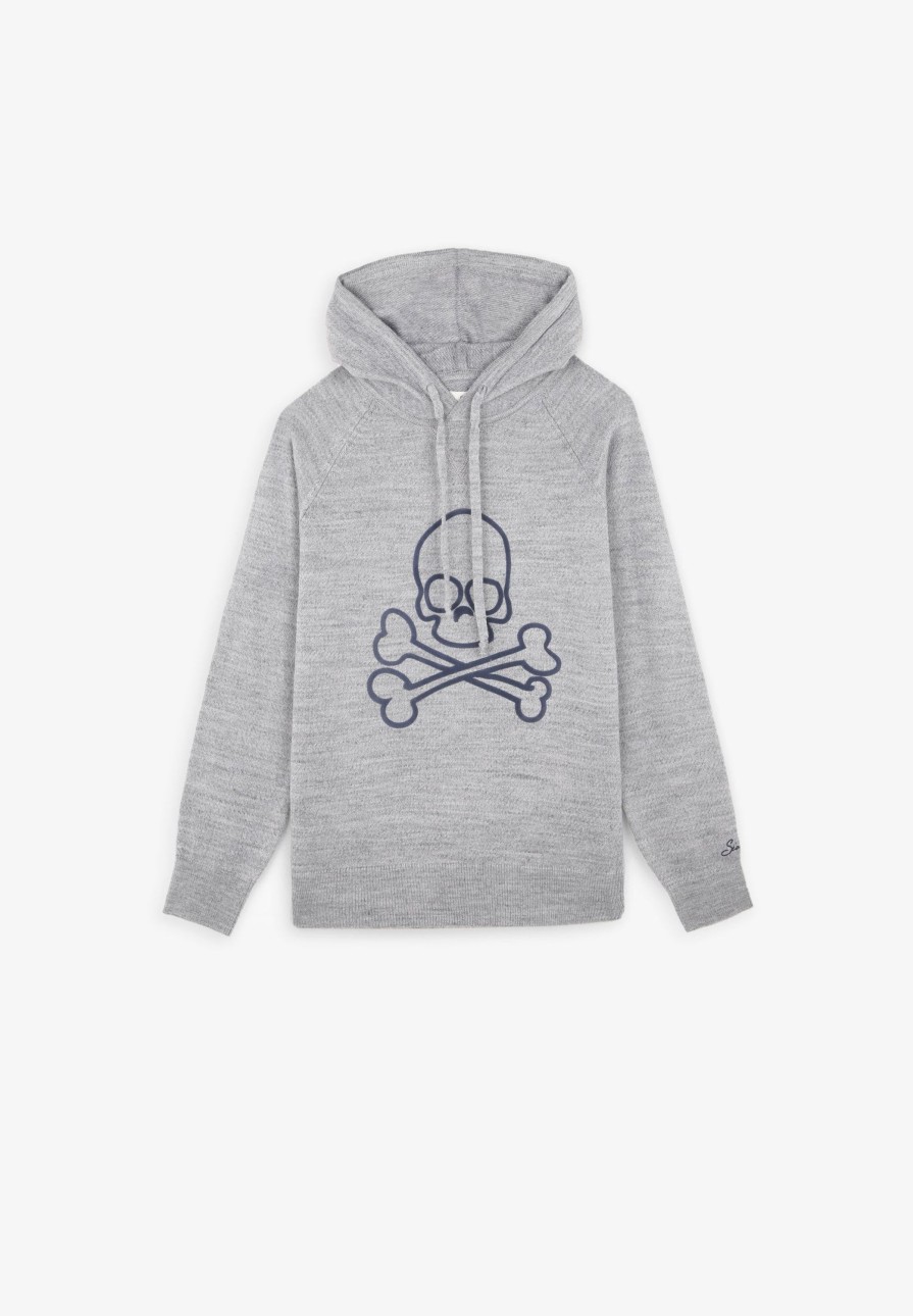 Wholesale scalperscompany Skull Hoodie Tricot Kids