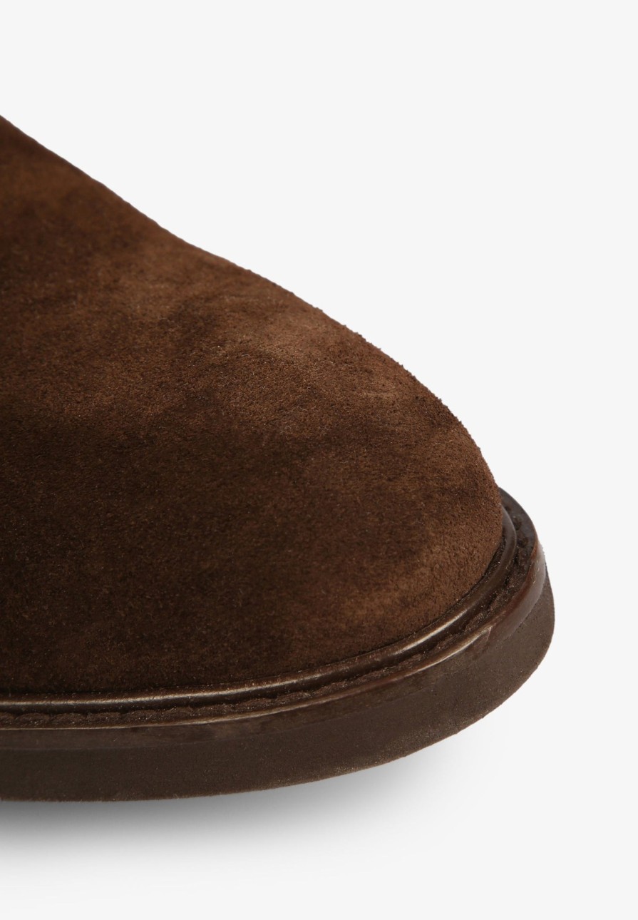 New scalperscompany Suede Chelsea Boots Brown