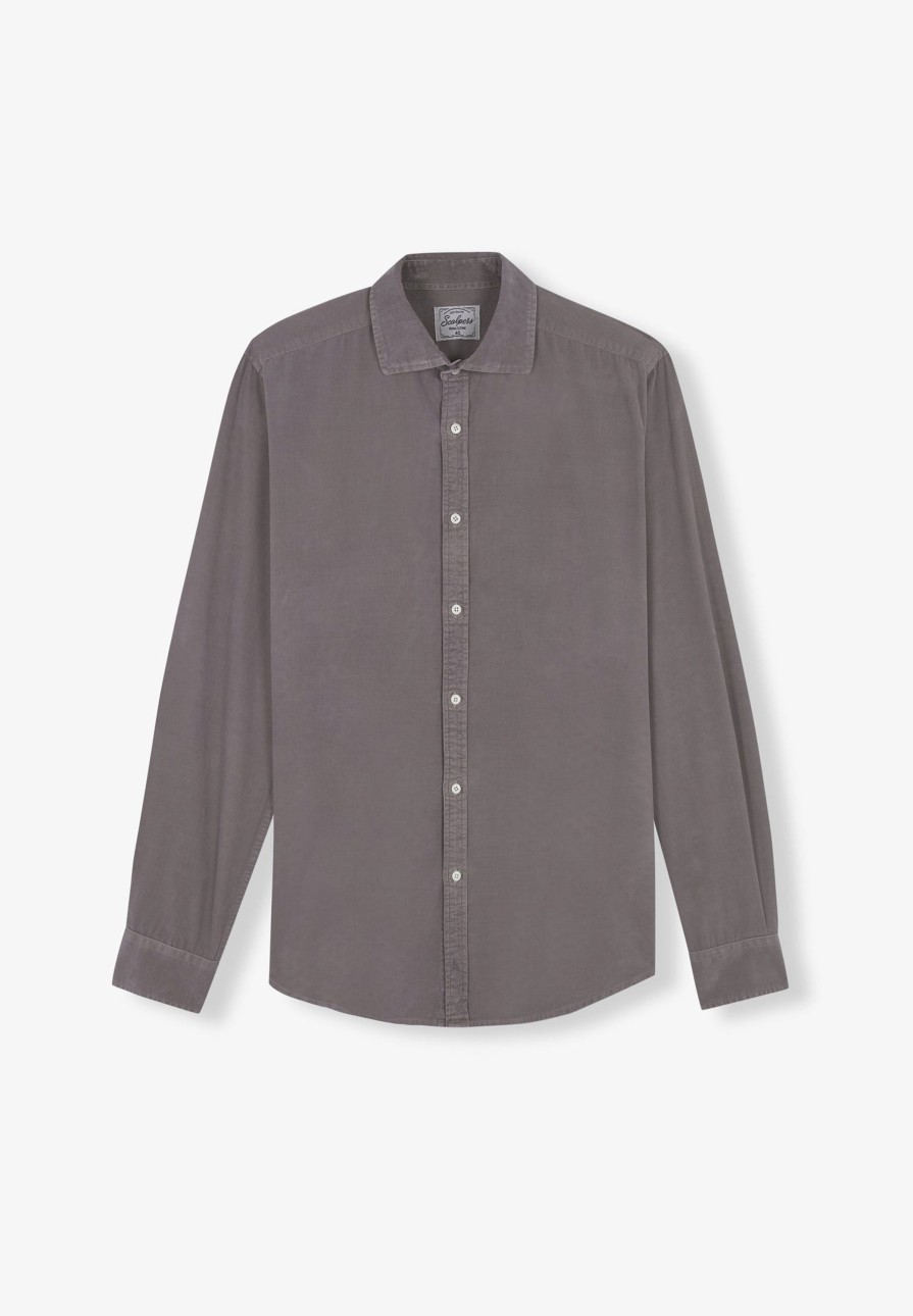 Hot scalperscompany Corduroy K Shirt Grey