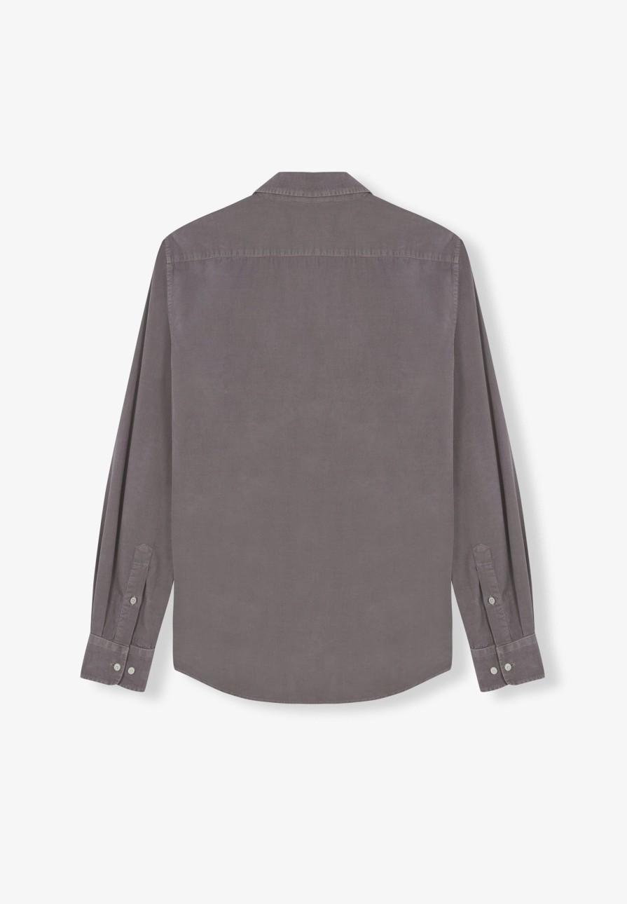 Hot scalperscompany Corduroy K Shirt Grey