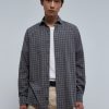 Clearance scalperscompany Flannel Plaid Shirt