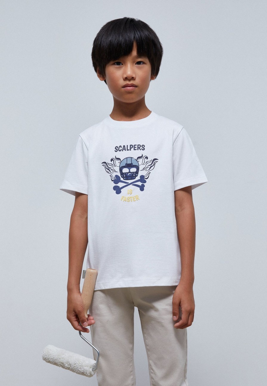 Best scalperscompany Puff T-Shirt With Front Print