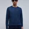 Best scalperscompany Heather Knit Sweater Blue