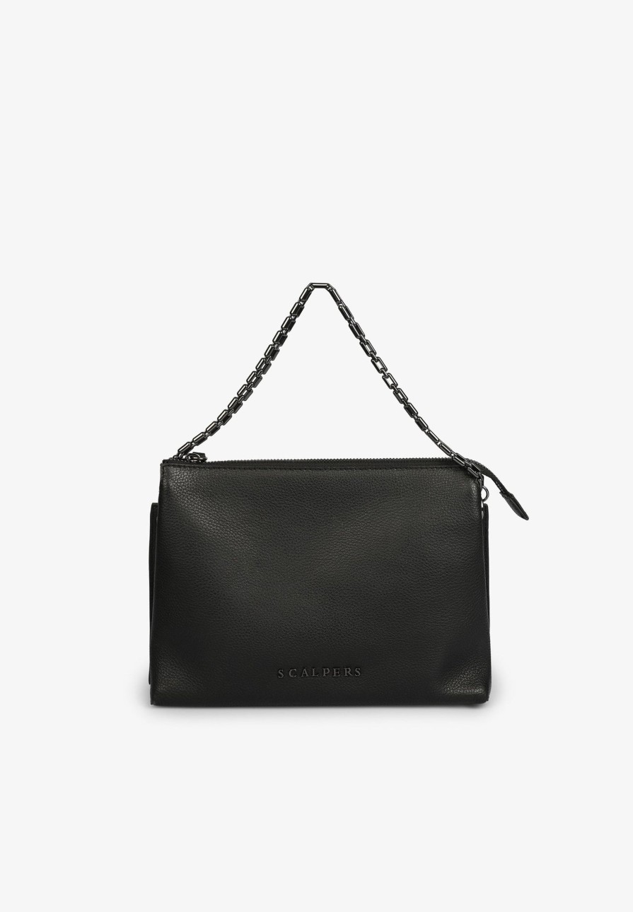 Hot scalperscompany Leather Bag With Chain