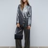 Best scalperscompany Satin Palazzo Trousers Silver