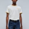 Hot scalperscompany Contrast Slub Knit T-Shirt