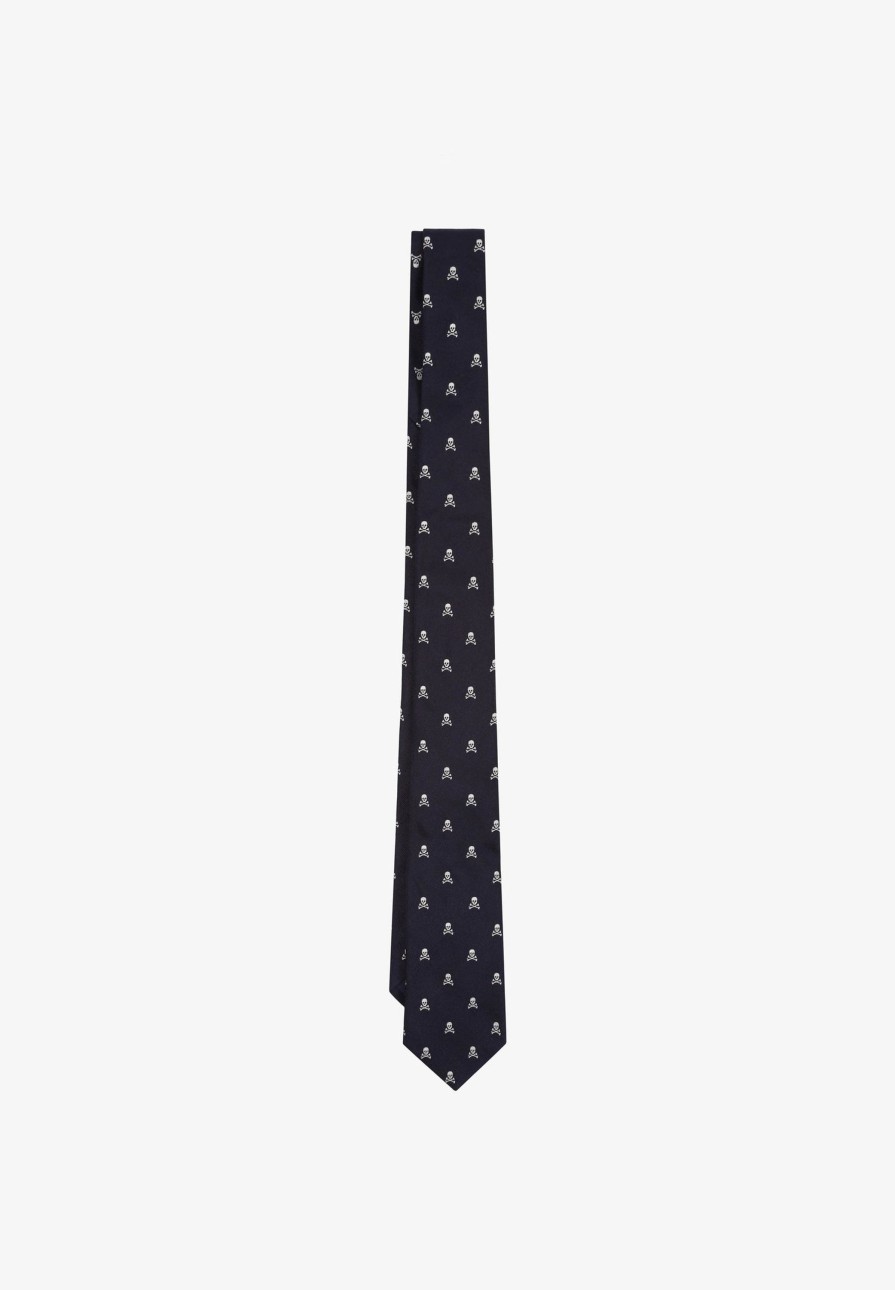 Online scalperscompany Skull Tie Navy/White