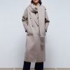 Clearance scalperscompany Wool Coat With Scarf