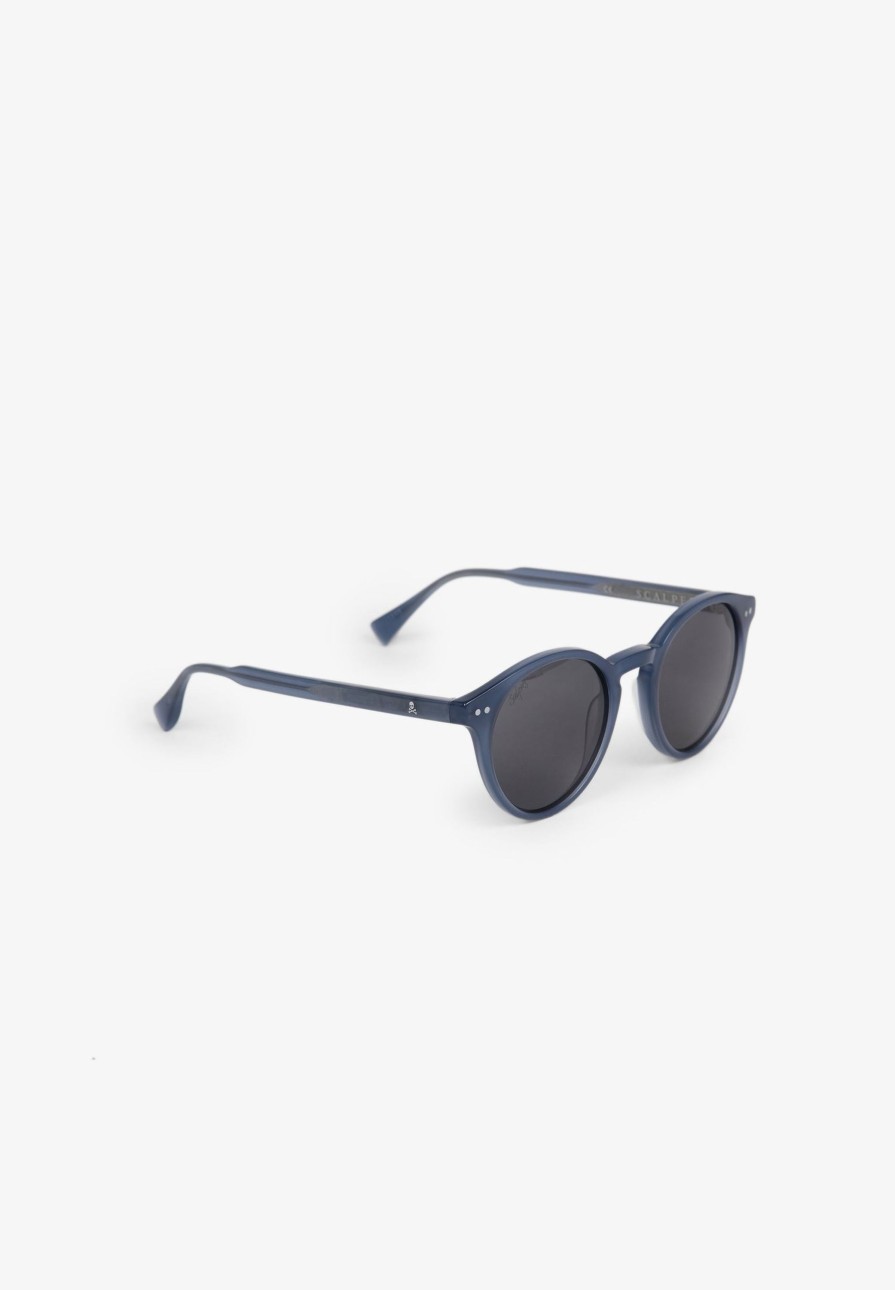 Best scalperscompany Round Sunglasses Blue