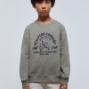 Hot scalperscompany Sweatshirt With Print And Embroidery