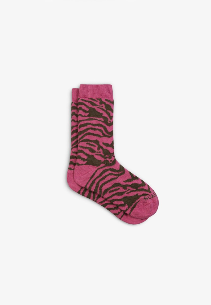 Best scalperscompany Animal Print Socks Mauve