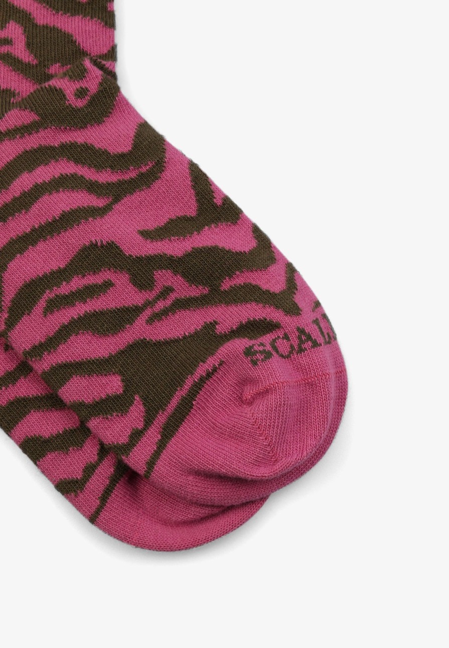 Best scalperscompany Animal Print Socks Mauve