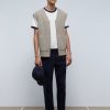 New scalperscompany Zip Knit Vest Brown