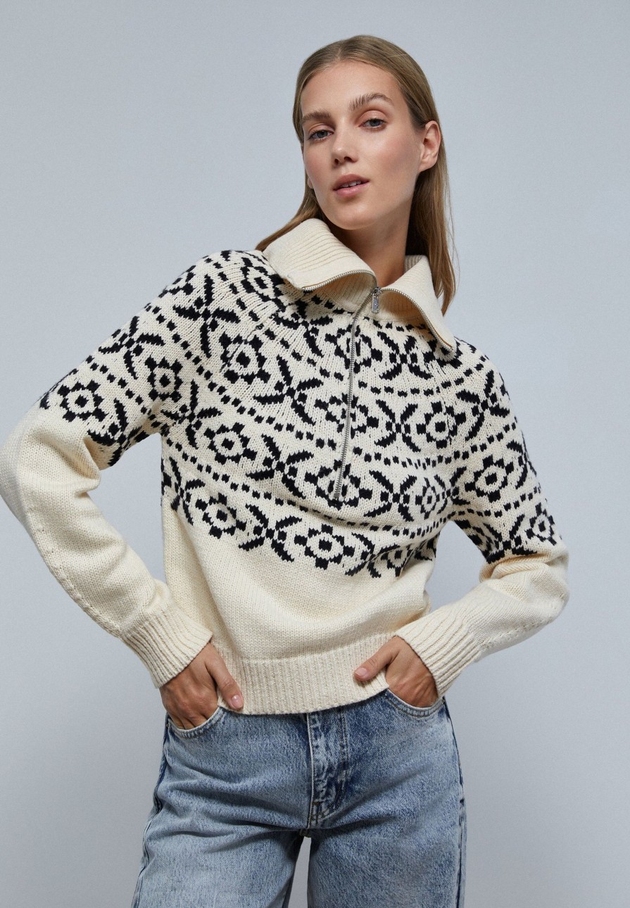 Wholesale scalperscompany Sweater With Motif Detail