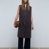 New scalperscompany Long Checked Waistcoat