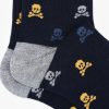 Wholesale scalperscompany Skull Socks Navy