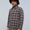 Best scalperscompany Plaid Check Shirt Brown Check