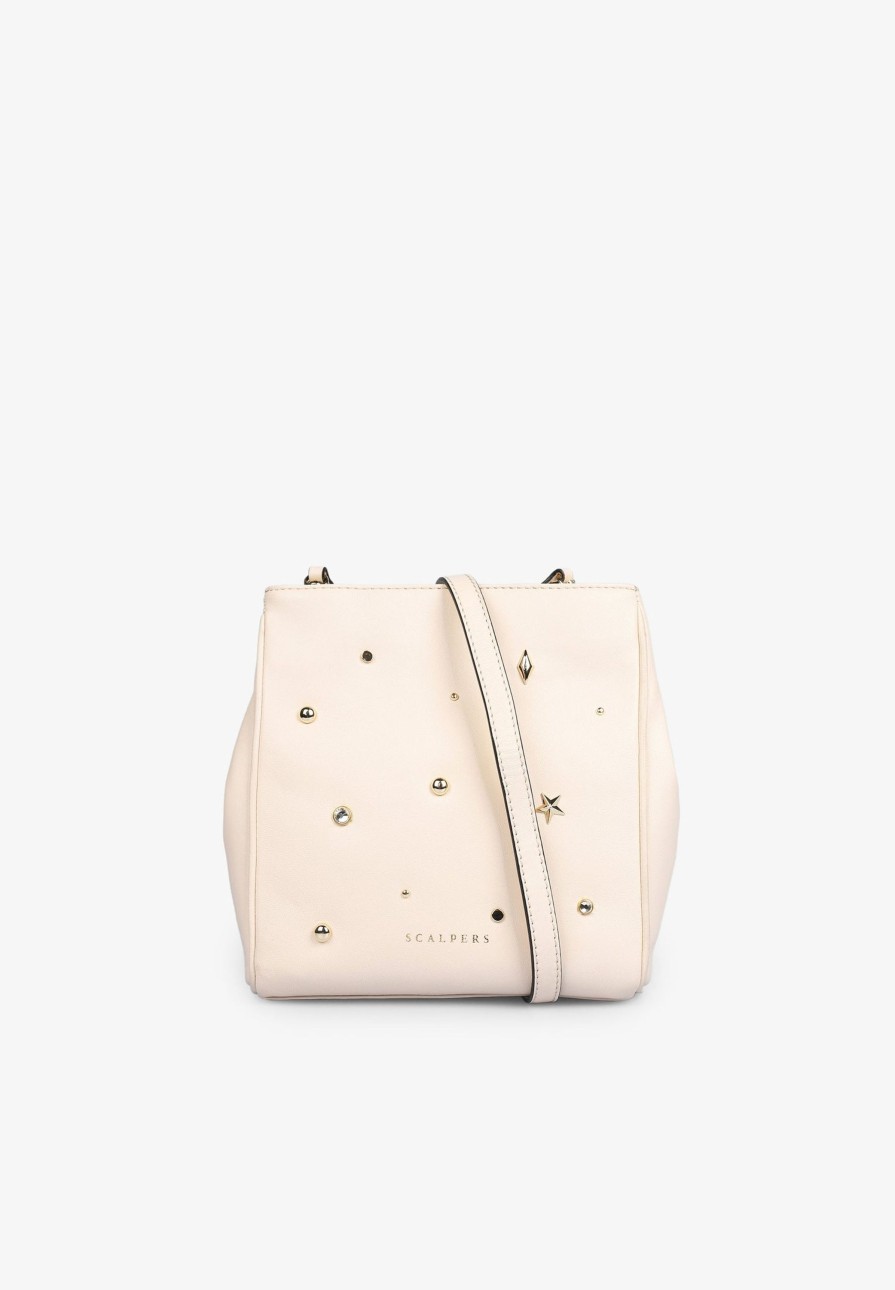 Online scalperscompany Leather Bag With Stud Detail