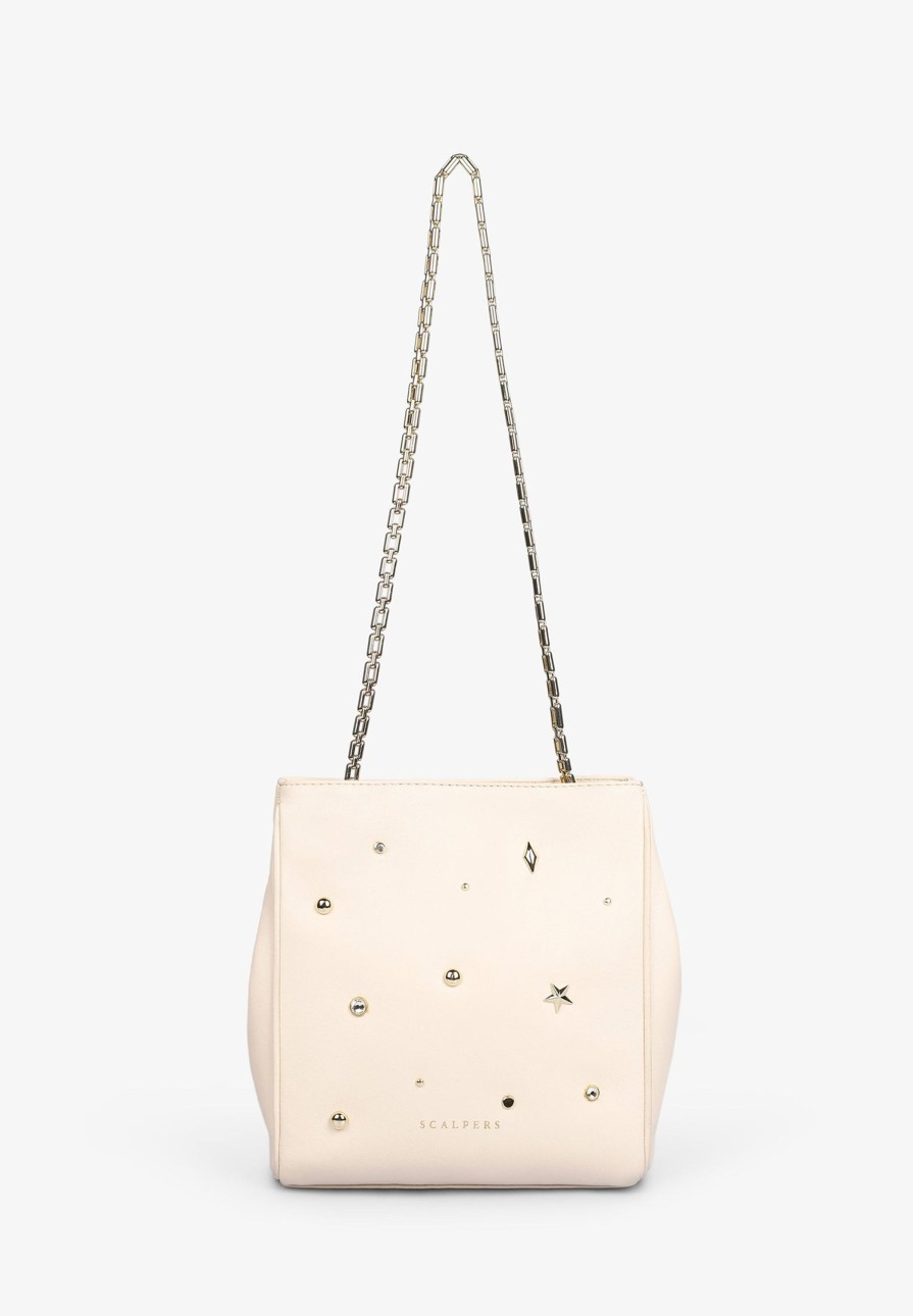 Online scalperscompany Leather Bag With Stud Detail