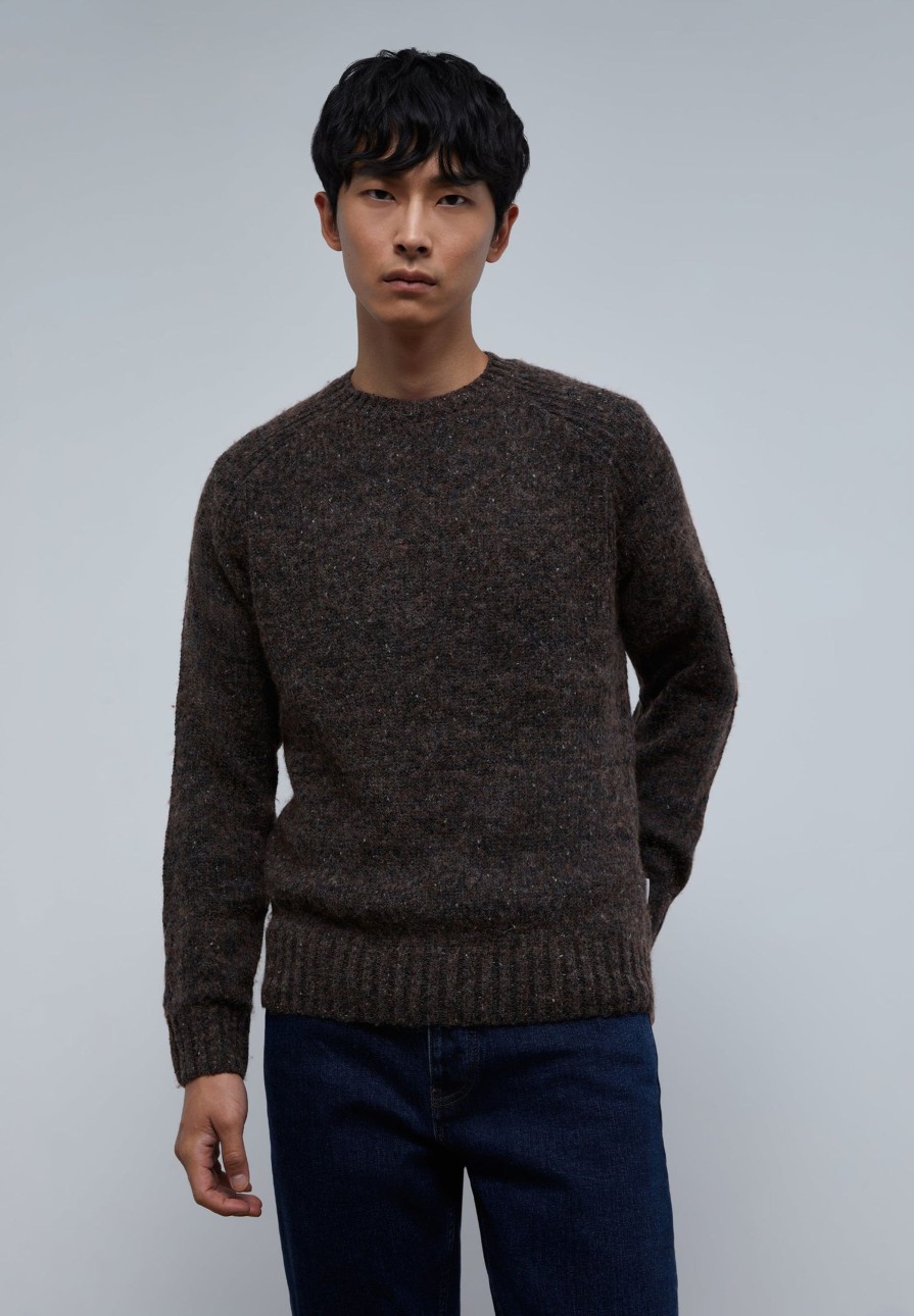 Online scalperscompany Premium Flecked Knit Sweater