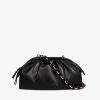 Best scalperscompany Ruched Leather Clutch Bag