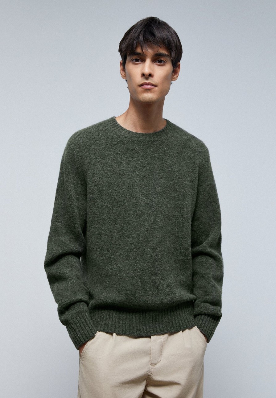 Online scalperscompany Knit Round Neck Sweater