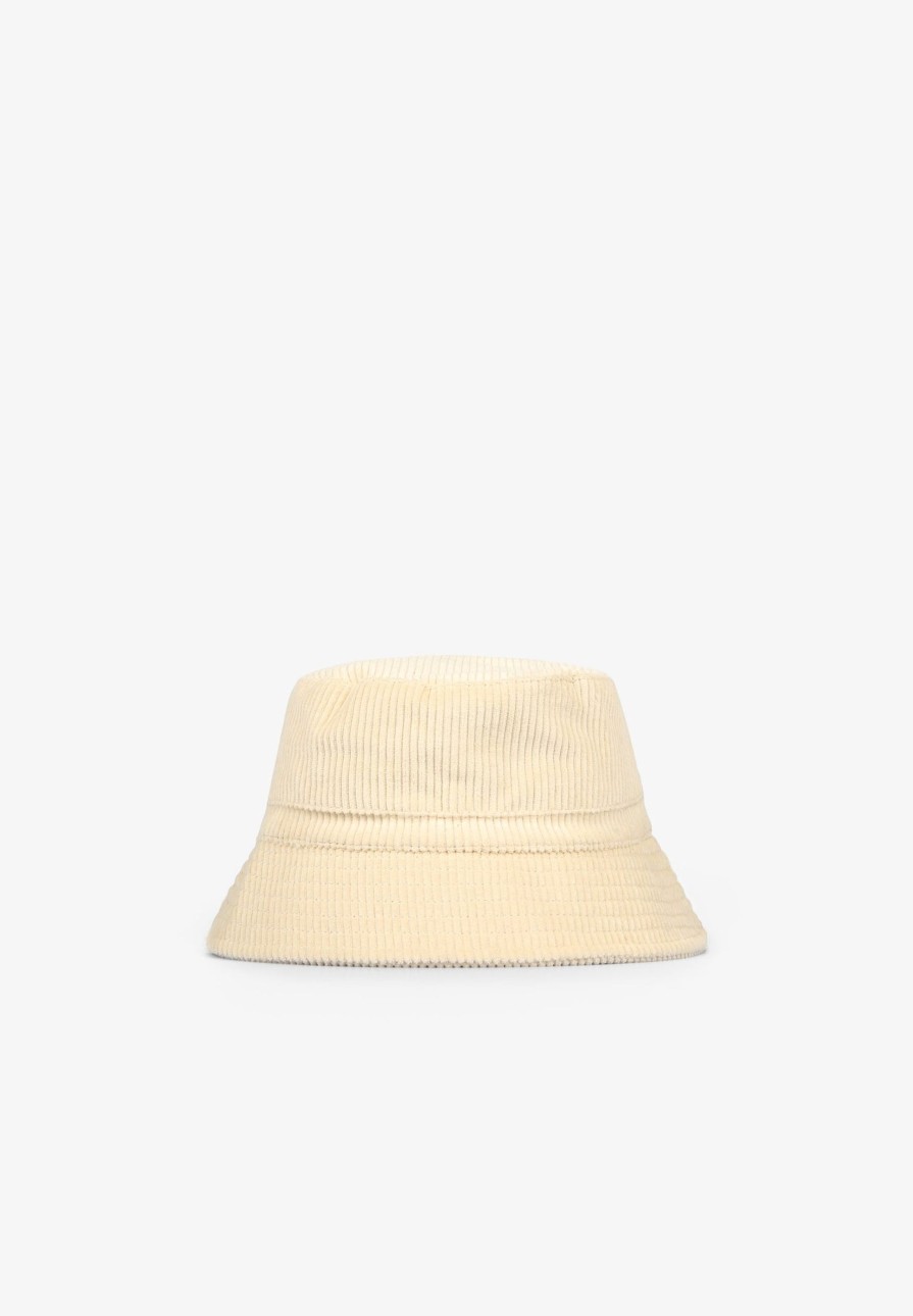 Clearance scalperscompany Corduroy Logo Bucket Hat