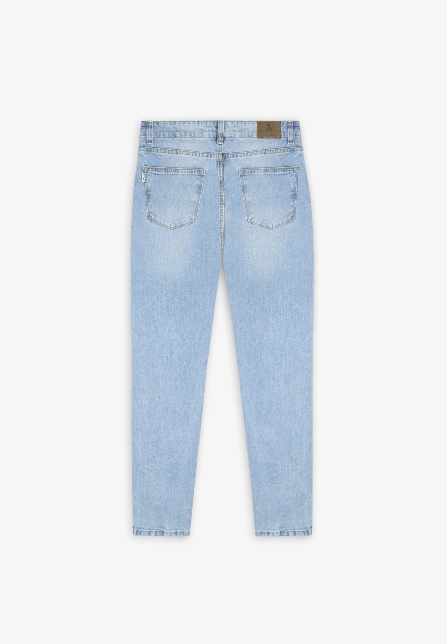 Clearance scalperscompany Basic Slim Fit Jeans Light Blue