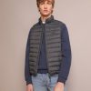 Best scalperscompany Puffer Vest With Skull Grey