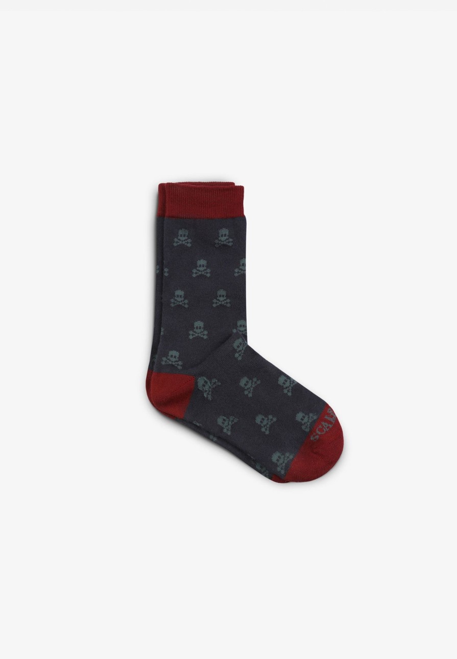 Clearance scalperscompany All-Over Skulls Socks