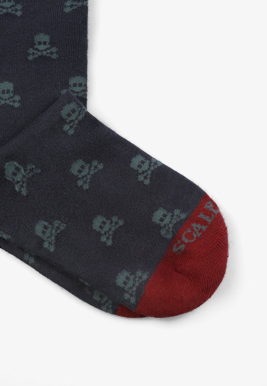 Clearance scalperscompany All-Over Skulls Socks