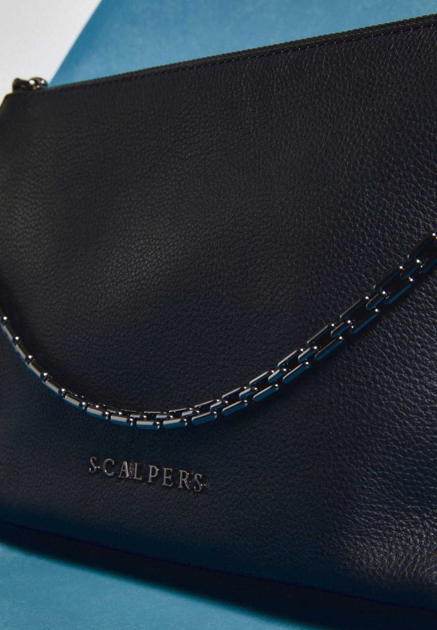 New scalperscompany Leather Bag With Chain