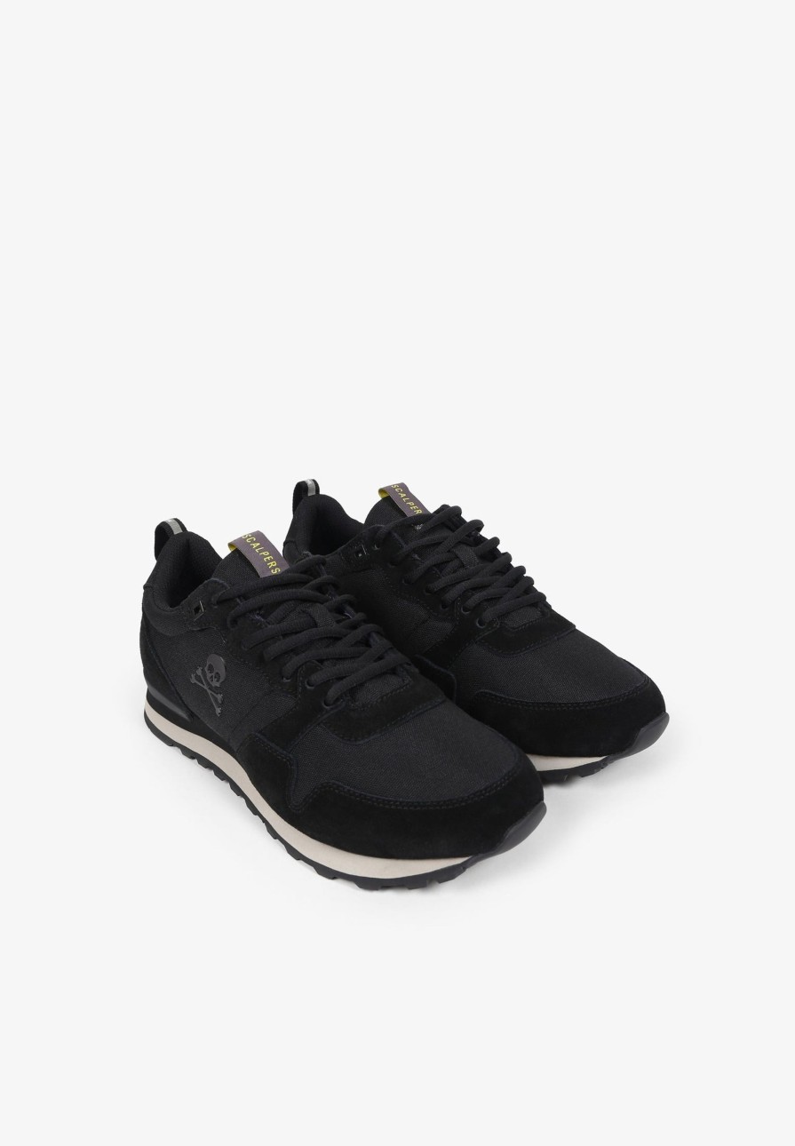 New scalperscompany Canadian Split Suede Sneakers Black