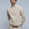 Wholesale scalperscompany Merino Wool Turn-Down Collar Jumper