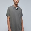 Wholesale scalperscompany Basic Polo Shirt With Skull Detail Khaki