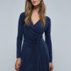 Hot scalperscompany Mini Cupro Dress Navy