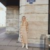 Clearance scalperscompany Striped Knit Cardigan Natural